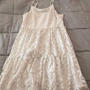 White sun dress !!